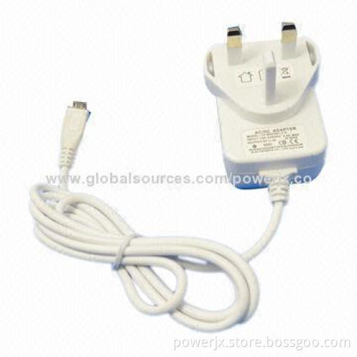 3.7V 5V 5.5V 7.5V 9V 12V AC/DC Adapter, 350mA, EU/AU/UK/US Plug, with Micro 5-pin Connector